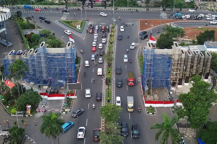 Setelah 10 Tahun Vakum, Pemkab Bogor Hidupkan Lagi Car Free Day di Jalan Tegar Beriman. (Foto/Tim Komunikasi Publik/Diskominfo Kabupaten Bogor.)