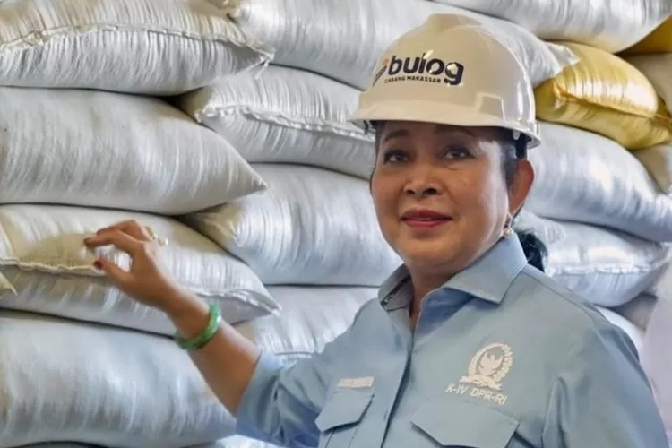Ketua Komisi IV DPR RI, Titiek Soeharto desak stok beras di gudang Bulog segera dikeluarkan. (Instagram/titieksoeharto)