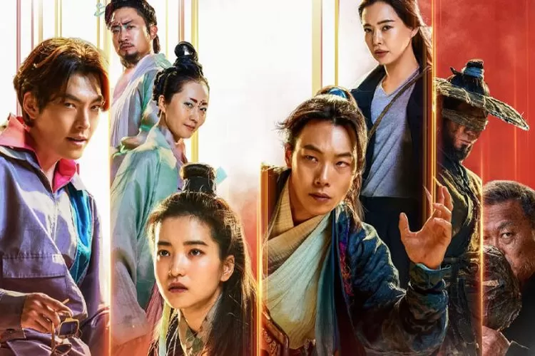 Poster film Alienoid The Return to The Future 2024 dibintangi Ryu Jun Yeol, Kim Taeri, dan Kim Woo Bin. (wellgousa.com/films/alienoid-return-future)