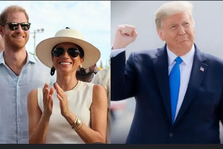Alasan Trump tidak mendeportasi Pangeran Harry dari AS karena Meghan Markle. (Kolase foto instagram.com/meghan.markle.official dan instagram.com/realdonaldtrump)