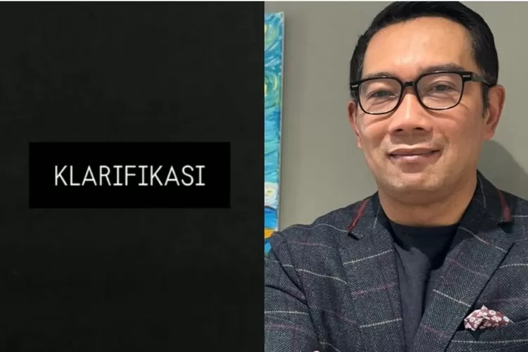 Ridwan Kamil beri klarifikasi terkait kabar perselingkuhannya yang ramai di media sosial.  ((Instagram/ridwankamil))