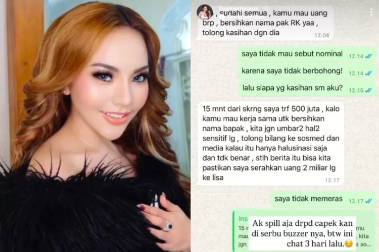 Lisa Mariana menyatakan tidak memeras Ridwan Kamil, tapi memperjuangkan hak anaknya.  (Lisa Mariana menyatakan tidak memeras Ridwan Kamil, tapi memperjuangkan hak anaknya. )