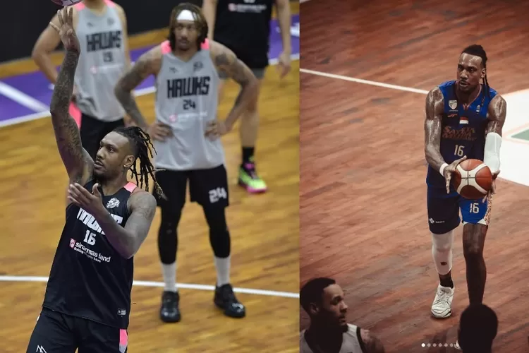 Jarred Shaw resmi di-blacklist oleh Perbasi dan IBL serta didepak dari timnya Tangerang Hawks usai terseret kasus narkoba. ((Instagram/slimnojim16_))