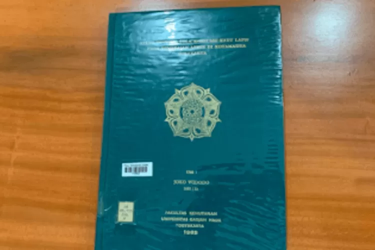 Potret Skripsi Jokowi yang Dikeluarkan UGM. (ugm.ac.id)