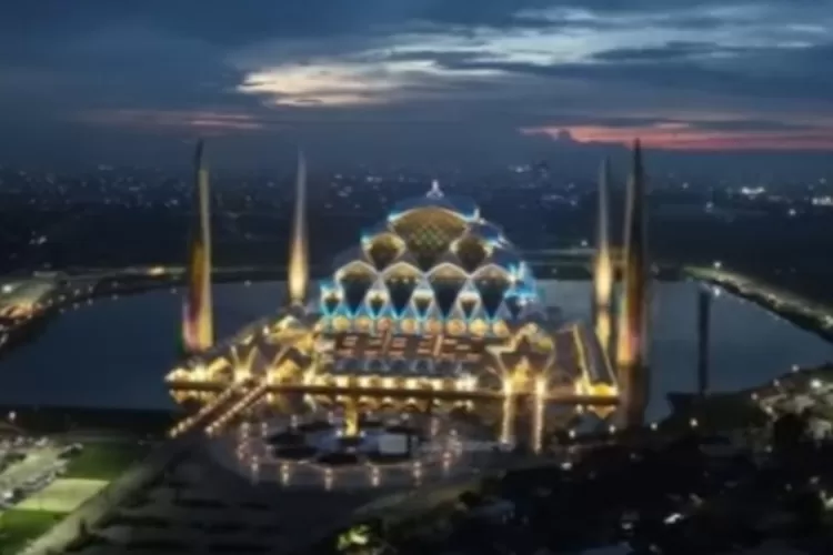 Potret Masjid Raya Al-Jabbar &ndash; Bandung, Jawa Barat. (instagram.com/masjidaljabbarbdg)