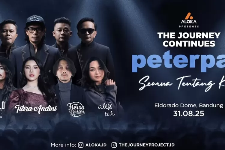 Konser peterpan ditunda demi keselamatan.  (Tangkapan Layar/Instagram @aloka.id)