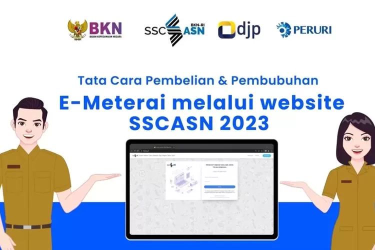 Tata Cara Pembelian Dan Pembubuhan E-Materai Melalui Website Di SSCASN ...