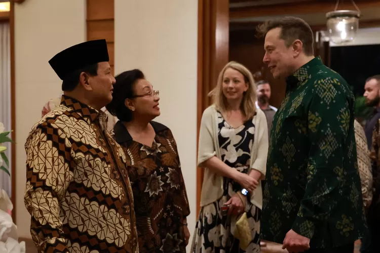 Prabowo Sambut Dengan Penuh Hangat CEO SpaceX: Welcome To Bali, Elon ...