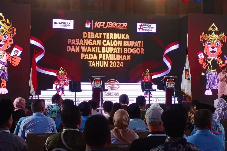 Debat Calon Bupati dan Wakil Bupati Bogor 2024 (Hallo Bogor/sheila)