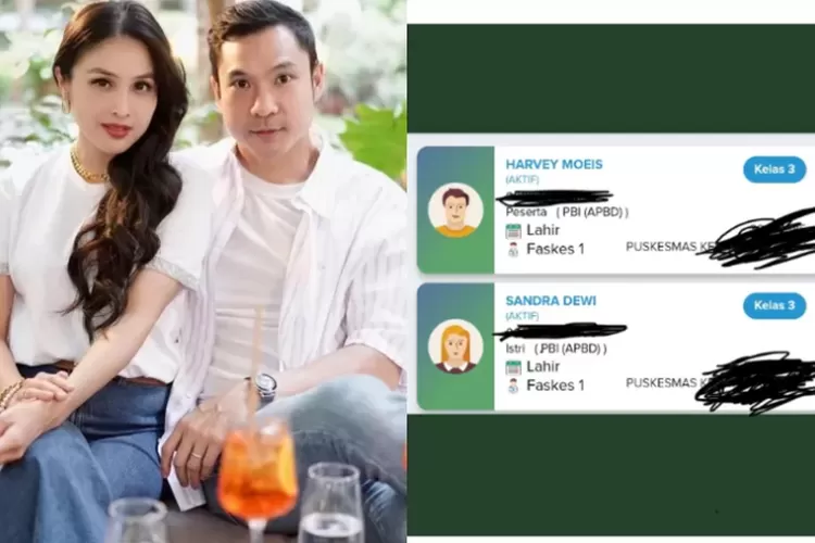 Benarkan Harvey Moeis dan Sandra Dewi merupakan peserta BPJS kelas 3?  (Insagram/@sandradewi88 dan @@irwndfrry)