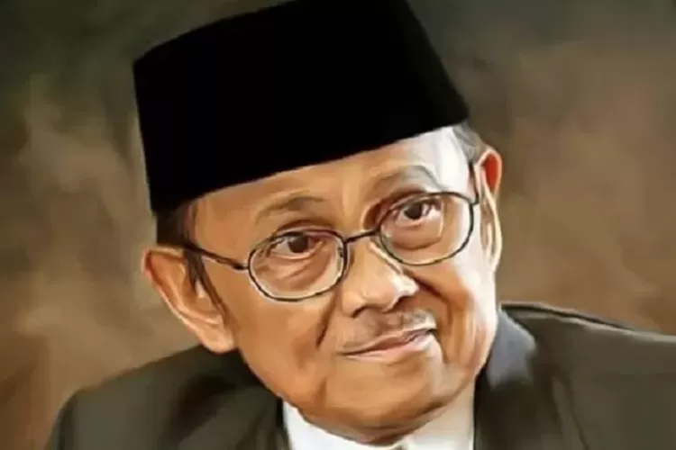 Sosok BJ Habibie.  (dok. Haluan Riau)