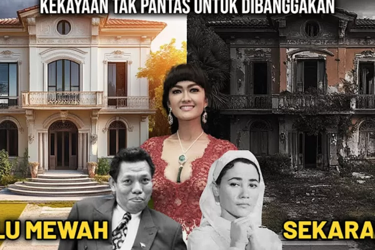 Jajaran rumah artis yang terbengkalai tidak terawat. (Foto/YouTube.)