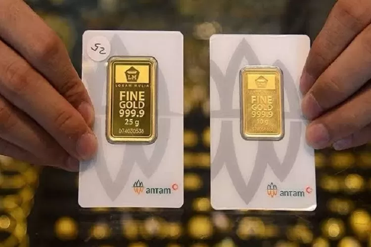 Ilustrasi Harga emas Antam (Foto/BeritaBanten.com)