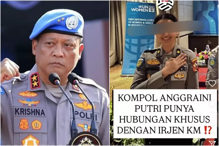 Irjen KM Dimutasi Usai Isu Perselingkuhan dengan Kompol Anggraini. (Foto/Istimewa.)