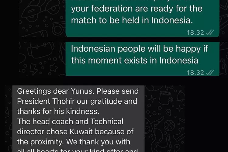 Federasi Sepakbola Palestina Tolak Tawaran Ketua Umum PSSI Erick Thohir untuk berhomebase di Indonesia saat hadapi Australia, 21 November 2023 saat pertandingan kualifikasi Piala Dunia 2026. (IG@erickthohir)