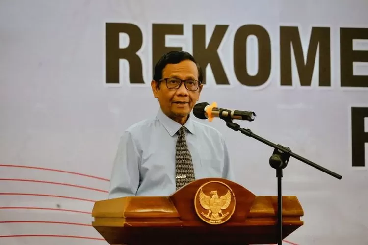 Mahfud MD beri klarifikasi tentang penegakan hukum di era pemerintahan Jokowi yang diberi nilai 5 oleh Ganjar Pranowo (Kemenko Polhukam)