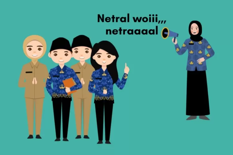 Ilustrasi ASN Netral (Dok. Istimewa)