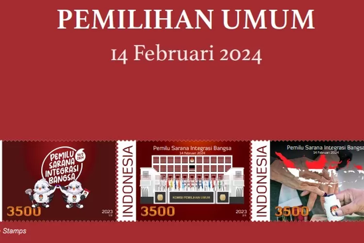 KPU Rilis prangko Pemilihan Umum 2024 (kpu.go.id)