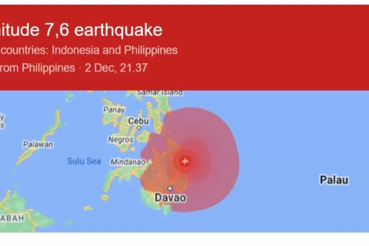 gempa Filipina (google)