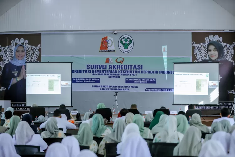 PJ. Bupati Nagan Raya hadiri Acara Survei Akreditasi Rumah Sakit Umum Daerah Sultan Iskandar Muda (dokpri)