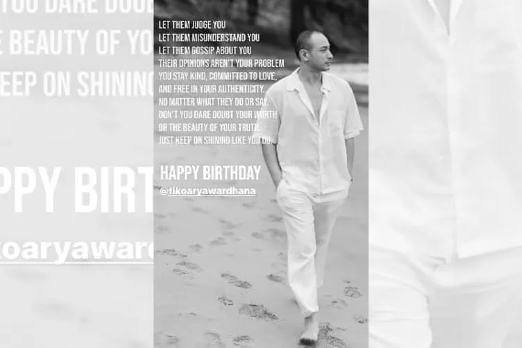 ucapan Ulang Tahun untuk Tiko dari BCL (instagram @itsmebcl)