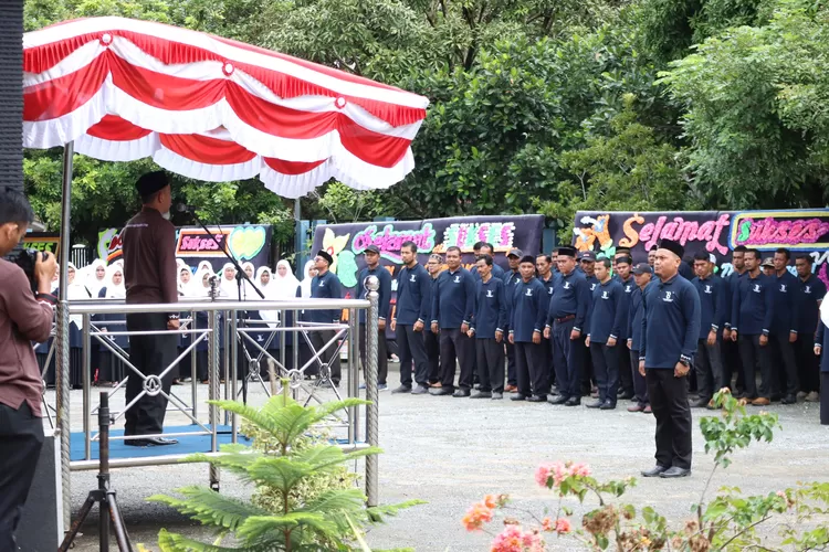 Peringatan Hari Amal Bhakti ke-78 di Nagan Raya, Aceh. (Desta)