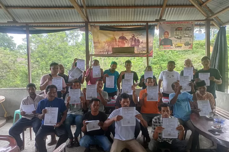 Warga Pante Ara Nagan Raya Bantah Jual Tanah Hutan (Dok. Desta)