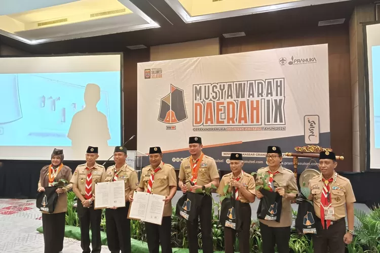 Wakil Bupati Kabupaten Luwu Utara, Suaib Mansur, menghadiri Musyawarah Daerah (Musda) IX Gerakan Pramuka Sulawesi Selatan (Sulsel) Kwartir Daerah Gerakan Pramuka Sulsel (Cukki)