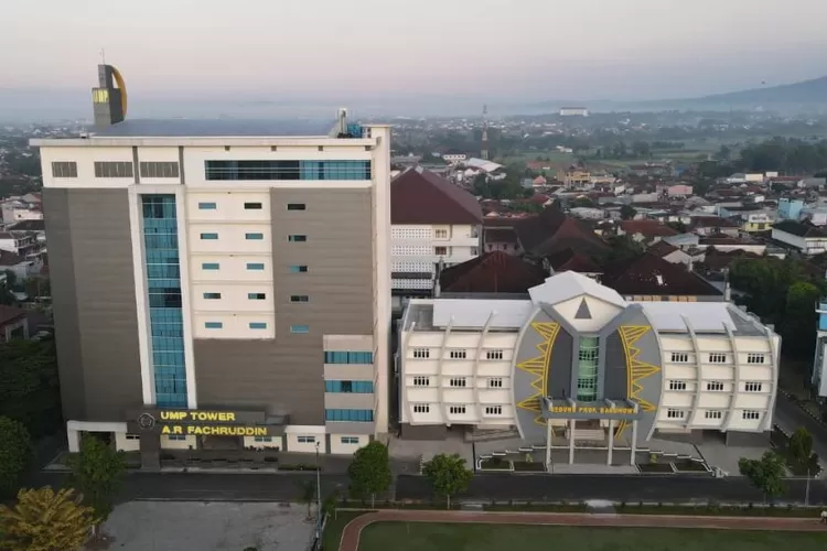 Kampus Universitas Muhammadiyah Purwokerto UMP di Dukuhwaluh, Kembaran, Banyumas  (Foto: Dok. UMP)