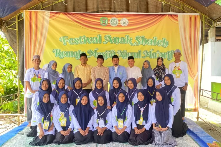 Remaja Masjid Nurul Ma&rsquo;arif Dusun To&rsquo;leda/To&rsquo;pao Desa Terpedo Jaya Kecamatan Baebunta Selatan menggelar kegiatan Festival Anak Saleh Tingkat Desa Terpedo Jaya. (Foto istimewa)