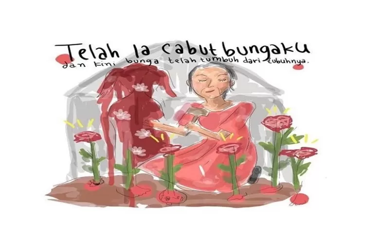 Pembebasan Mak Ipah dan Bunga-bunga: Sebuah Analisis Feminis-Marxis terhadap Cerpen Klasik (Instagram Intan Paramadhita)