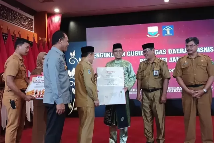 Pemkab Batang Hari Kembali Menerima Penghargaan dari Kementerian Hukum dan HAM RI Sebagai Kabupaten Peduli HAM Tahun 2022 (Dok. Annuza)