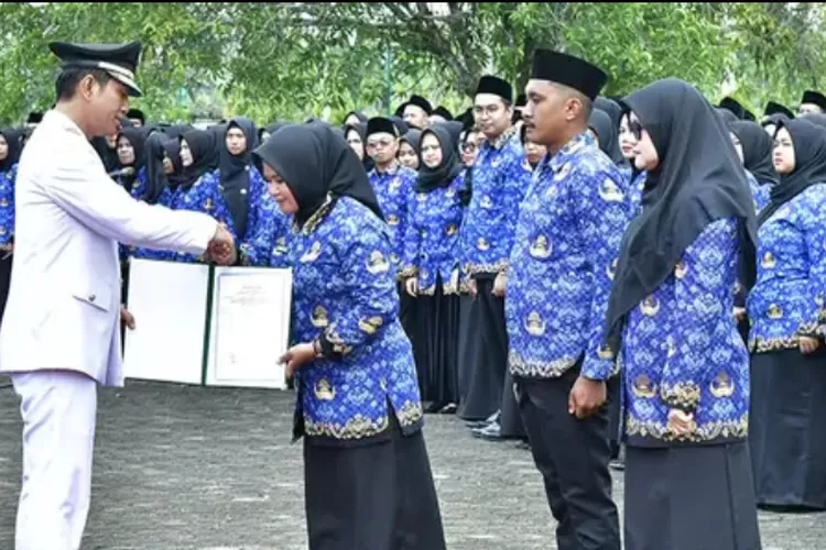 MFA Mengambil Sumpah Ratusan PPPK Kabupaten Batang Hari Tahun 2023 (Dok. ANnuza)