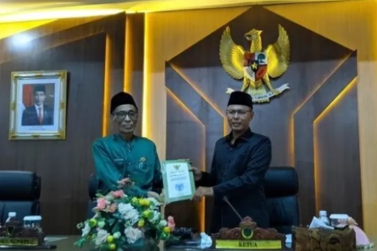 Ini Jawaban Wabup Bakhtiar Terhadap Pandangan Umum Fraksi DPRD pada LKPD Tahun 2023 (Dok. Annuza)