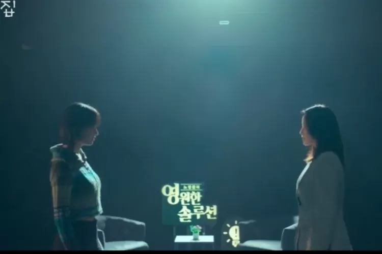 Lee Se Na mendatangi Young Won untuk mencari kakaknya di Bitter Sweet Hell episode 8 (TAngkapan Layar MBC drama)