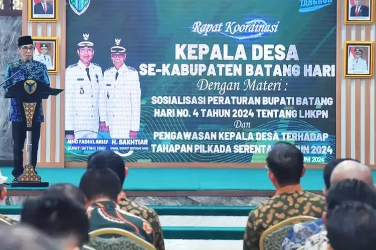 Wabup Bakhtiar Sebut Kepala Desa Merupakan Penyelenggara Negara Wajib Menyampaikan Harta Kekayaannya&nbsp; (Dok. Annuza)