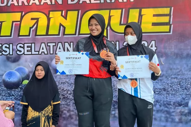 Atlet Pentaque asal Bonebone Raih Medali Perunggu pada Kejurda Petanque Se-Sulsel (Dok. LHR)