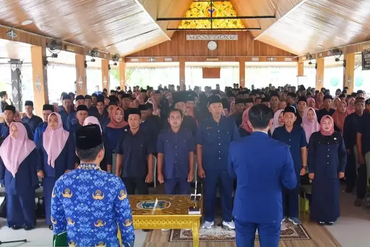 Pelantikan dan Pengukuhan Penyesuaian Waktu Masa Jabatan BPD Se-kabupaten Batang Hari Tahun 2024 (Dok. Annuza)