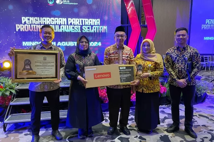 Luwu Utara Raih Penghargaan Paritrana Perlindungan Jaminan Sosial Ketenagakerjaan (LHr)