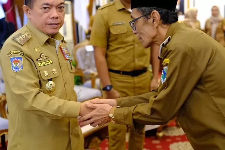 Wabup Bakhtiar Menghadiri Penyerahan Secara Digital DIPA dan TKD Tahun 2025 di Jambi&nbsp; (Dok. Annuza)