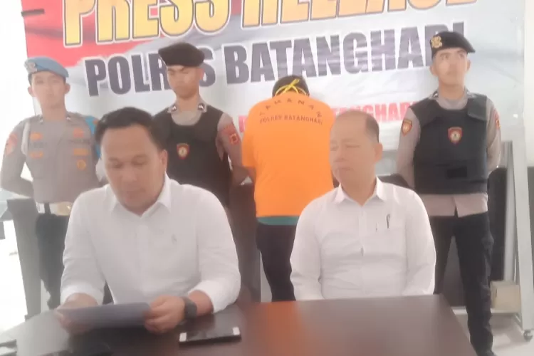 Tersangka Pencabulan Anak Dibawah Umur Akhirnya Ditangkap Unit PPA Sat Reskrim Polres Batang Hari&nbsp; (Dok. Annuza)