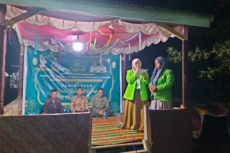 Yayasan Madrasah Tarbiyatul Islamiyah Istiqamatuddin Baitul Muarrif Mengelar Peringatan Isra' Mi'raj dan Mi'raj Nabi Muhammad SAW (Dok. Desta)