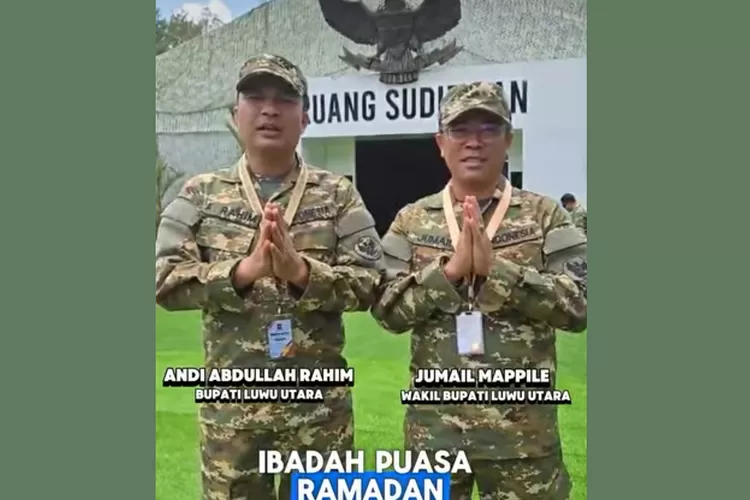 Dari Lokasi Retreat Magelang, Andi Rahim Sampaikan Ucapan Selamat Ramadan kepada Masyarakat Luwu Utara (Tangkapan Layar )