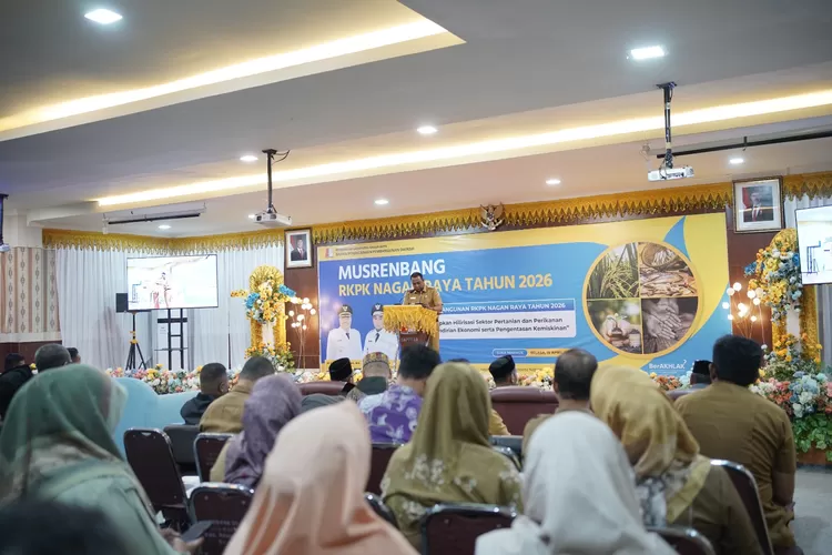 Wabup Raja Sayang Resmi Buka Musrenbang RKPK Nagan Raya Tahun 2026 (Dok. Desta)