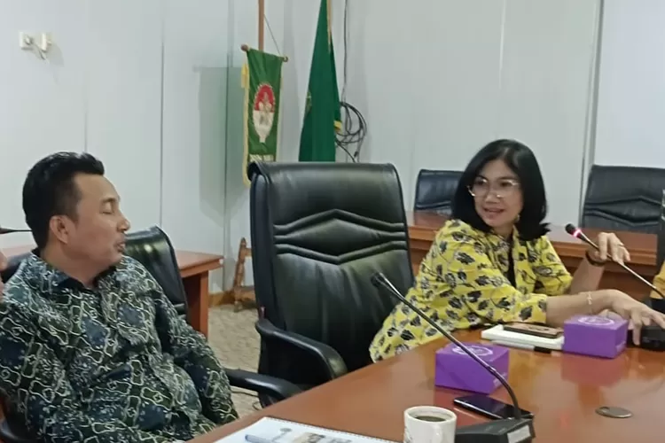 Bupati Andi Rahim saat menghadiri Rapat Persiapan SID Cetak Sawah TA 2025 yang digelar Kementan melalui Ditjen Lahan dan Irigasi Pertanian, Rabu (16/4/2025), di Ruang Rapat Ditjen Lahan dan Irigasi Pertanian, Jakarta.  (Istimewa)