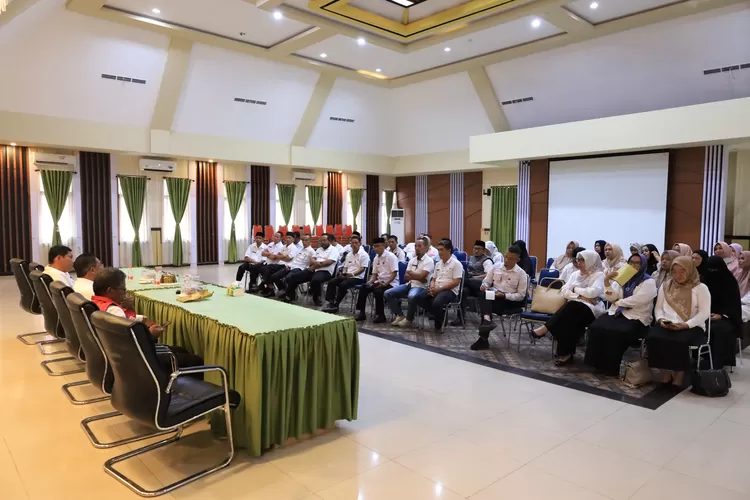 Rapat Pemantapan HUT XXVI Luwu Utara, Rabu (14/5/2025), di Aula La Galigo Kantor Bupati (istimewa)