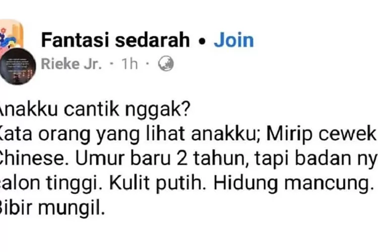 Grup Facebook Fantasi SAedarah (Tangkap Layar)