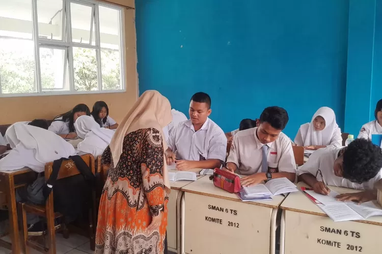 Foto Ilustrasi suasana belajar di ruang kelas (Istimewa)
