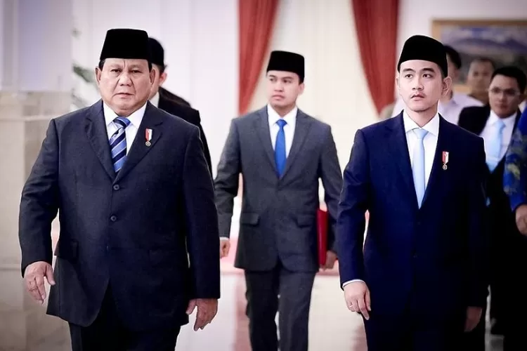 Presiden RI, Prabowo Subianto (kiri) dan Wapres RI, Gibran Rakabuming Raka (kanan). ((Instagram.com/@gibran_rakabuming))