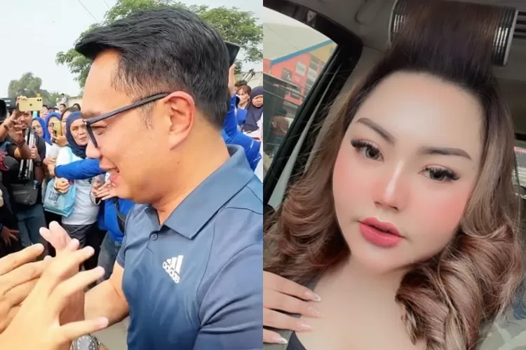Mantan Gubernur Jabar, Ridwan Kamil (kiri) dan model Lisa Mariana (kanan) ((Instagram.com / @ridwankamil - @lisamarianaaa))
